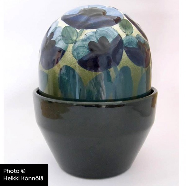 Arabia Heljä Liukko-Sundström Ikikukka, Anemone, iso, sininen (1990-luku)