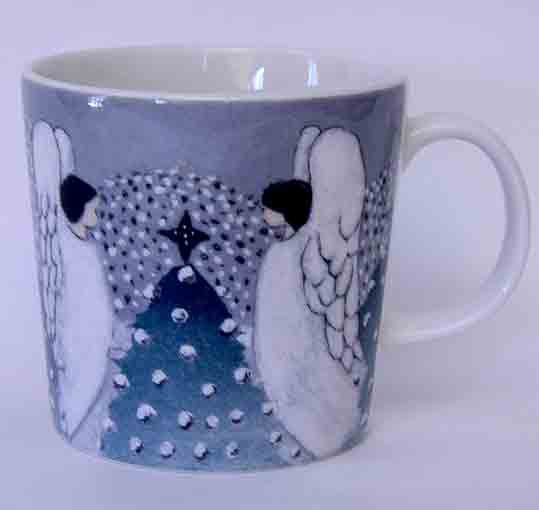 Arabia Heljä Liukko-Sundström enkelimuki Jouluilta (2011)