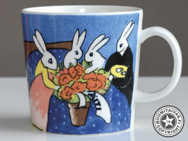 Arabia Heljä Liukko-Sundström pupumuki Äitijänis (2000)