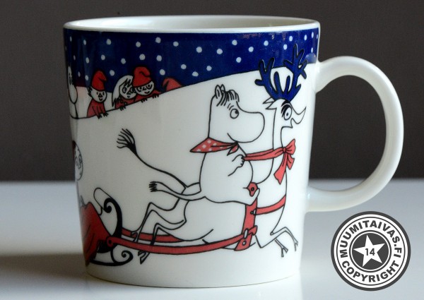 Arabia Muumimuki Joulutervehdys (1997-2002)