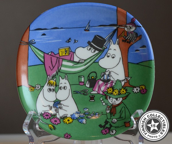 Arabia Muumi seinälautanen Perheidylli (1995-2005)