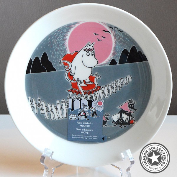 Arabia Muumi matala lautanen Seikkailu Muutto (2013-)