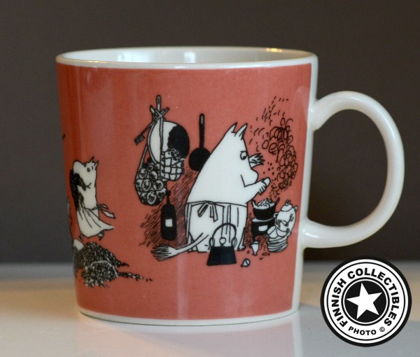 Arabia Muumimuki Tumma roosa, Muumimamma (1991–1996)