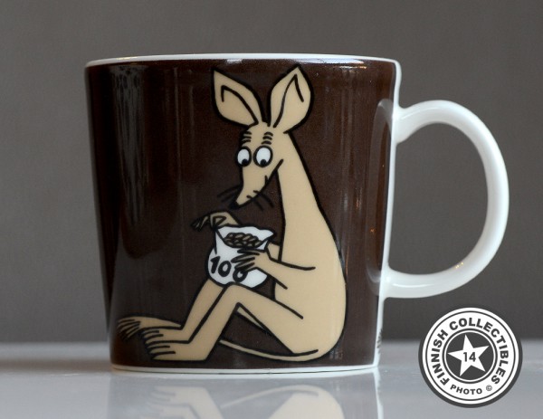 Arabia Muumimuki Nipsu ruskea (2002–2008)