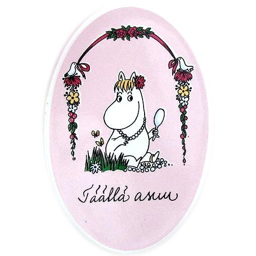 Arabia Muumitytön ovilaatta (1993-1997)