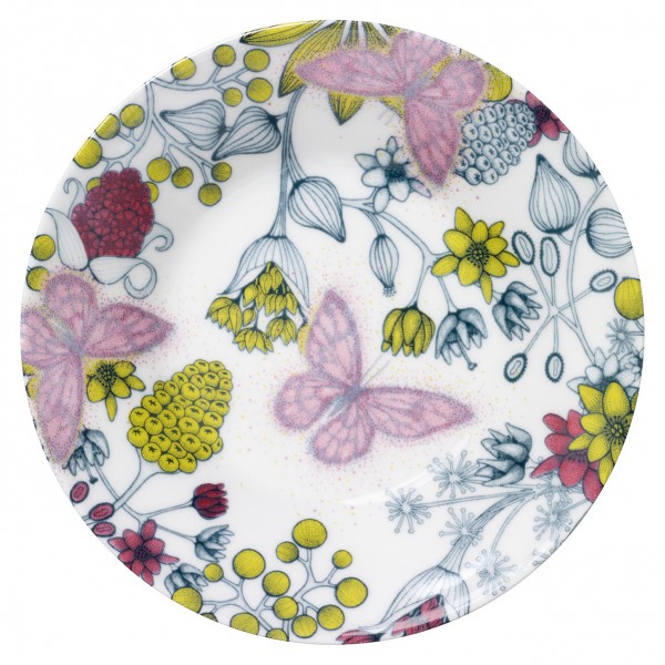 Arabia Runo, lautanen 16,5 cm matala Neitoperho (2009-2014)