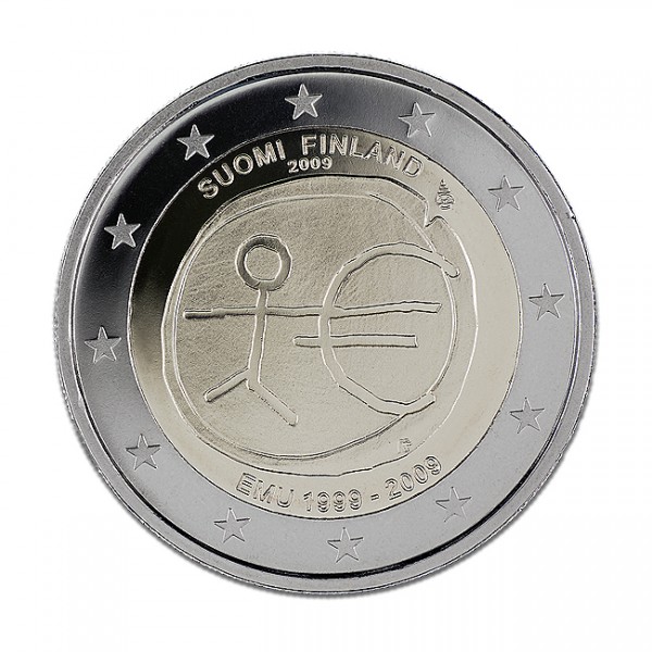 Suomi 2 euroa, EMU 10 vuotta (2009)
