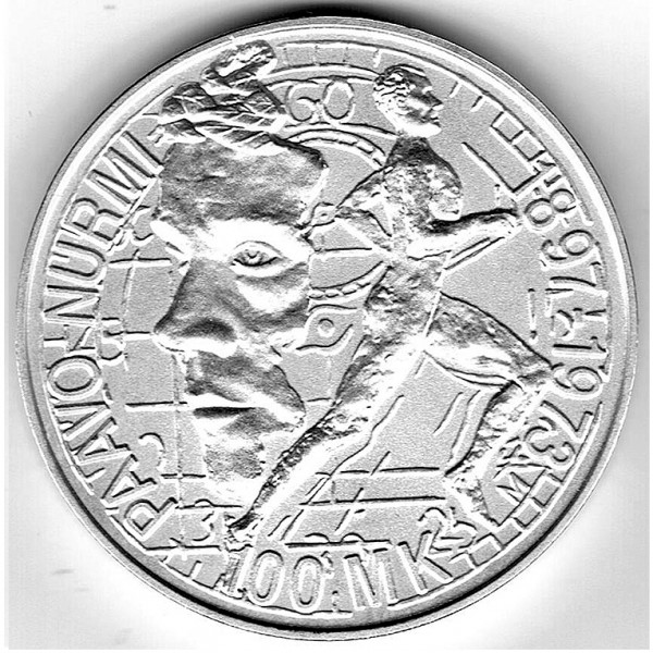 Suomi juhlaraha 100 markkaa, Paavo Nurmi (1997)