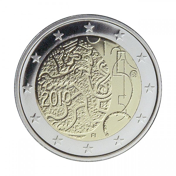 Suomi 2 euroa, Suomalainen raha 150 vuotta (2010)