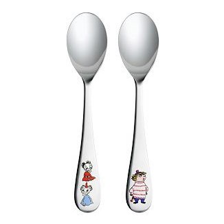 Hackman Muumi kahvilusikka Tiuhti ja Viuhti sekä Tuu-tikki, setti (2007-2012)