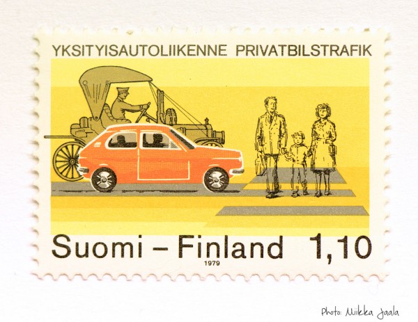 Postimerkki 1979 L848 Yksityisautoliikenne 1,10 mk