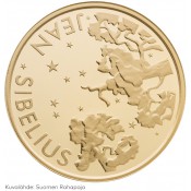 Suomi juhlaraha 100 euroa, Jean Sibelius, kultaraha (2015)